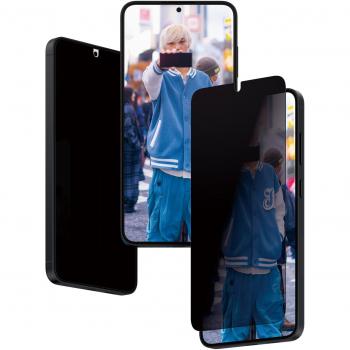Protector de Pantalla PanzerGlass Privacy Ultra Wide Fit para Samsung Galaxy S24 Plus, Antibacteriano y Resistente a Golpes