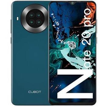 Cubot note 20 pro moviles libres 128gb 8gb smartphone pantalla 65z hd 20mp quad camara android 100 telefono movil bateria 4200mah 4g dual sim face id nfc gps 3
