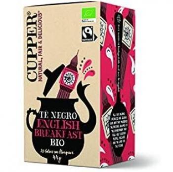 Cupper Té Negro Ecológico English Breakfast, 20 Bolsitas