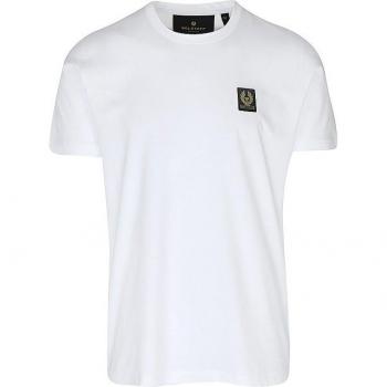 Belstaff Men's Patch Logo T-Shirt, White, Size Medium