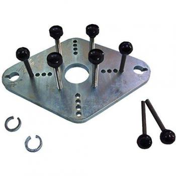 Adaptador KS Tools 500.8801 para neumáticos, plato de apriete para tensor de muelle, compatible con herramientas neumáticas, diseñado para facilitar el ajuste y mantenimiento de resortes en vehículos