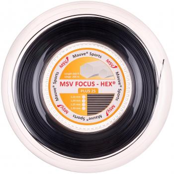 MSV Focus-Hex Cuerdas Papel Plus 25, Negro, 200 m, 0355260135700006