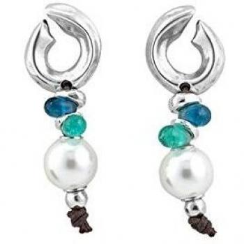 Uno de 50 PEN0572PLMCL0U Pendientes de Mujer Baño de plata