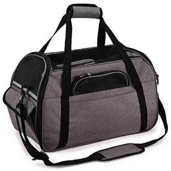 HAPPY HACHI Transportín para Perros Portador Gatos Mascota Bolsa Malla Transpirable para Viaje Bolso Hombro