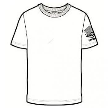 Camiseta de Manga Corta UMBRO TERRACE 66207U 13V Blanco