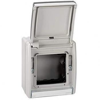 Simon 4490783-035 - Caja Vacia Gris Ip55 Con Tapa