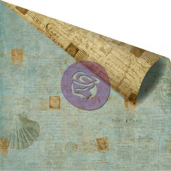 Seashore Double-Sided Cardstock 12X12-Shell Postage