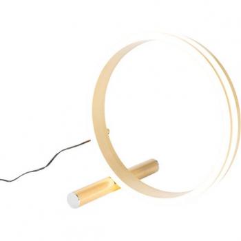 Lámpara de mesa de diseño en latón con LED regulable en 3 niveles - NAVARA