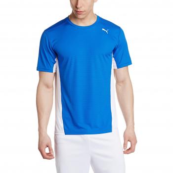 PUMA Cross The Line tee Camiseta, Hombre, Team Power Blue/White, XL