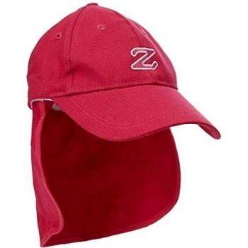 Zunblock - Gorra con protector de cuello para niño, color rosa, 54-58 cm