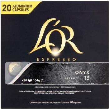 L'Or Espresso Café Cápsulas Onyx - 20 Cápsulas Compatibles Nespresso