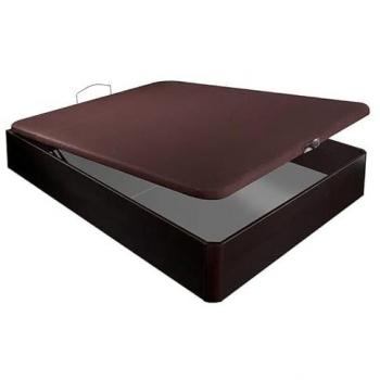 Canapé abatible de madera 3D transpirable altura 32 cm - 90x190 cm - Wengue