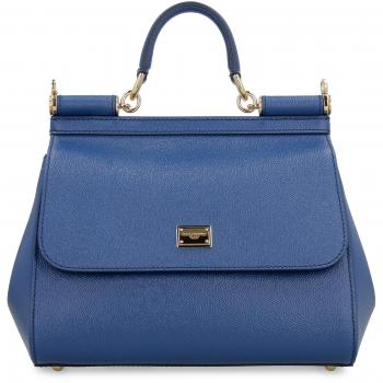 Dolce & Gabbana Women's Stylish Sicily Large Blue Handbag - One Size