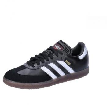 Adidas Samba Unisex Leather Sneakers - Black/White