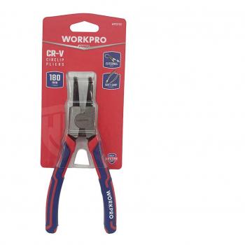 Alicates de Arandelas Workpro Exterior 18 cm Curvado