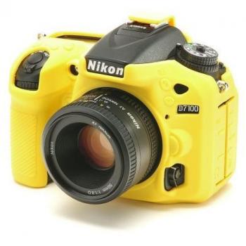 Bilora EasyCover - Carcasa para cámara Nikon D7100, Color Amarillo