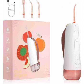 Oclean W10 Irrigador Bucal Portátil Inteligente con Blanqueamiento Dental, Agua Jet y Hilo Dental - Color Pink, 1 Unidad