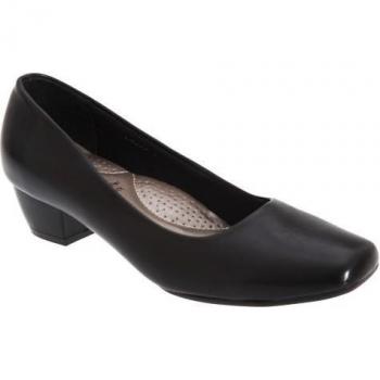 Boulevard Low Heel Plain Court Shoes
