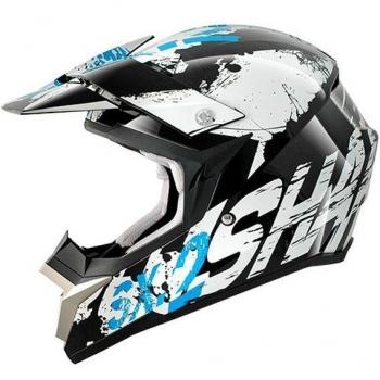 HE2225EKWBXL - Shark SX2 Freak Motocross Helmet XL Black White Blue