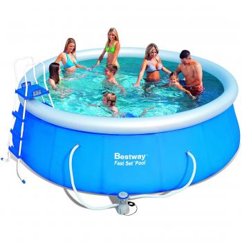 Bestway - Piscina con Bomba y Accesorios 457x122 cm