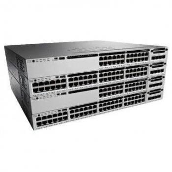 Cisco Catalyst 3850 WS-C3850-24P-E 24-Port PoE+ Gigabit Ethernet Layer 3 Managed Switch