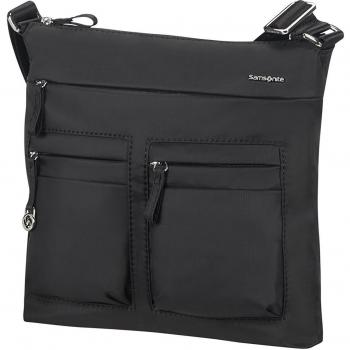Samsonite Move 2.0 Flat Shoulder Bag iPad Bolso Bandolera, 3.84 Litros, Color Negro