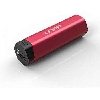 Batería Externa Levin Cargador Móvil Portátil Power Bank 5000mAh de 5V 2A para iphones Smartphone con Un USB con Fuerte Luz Linterna LED