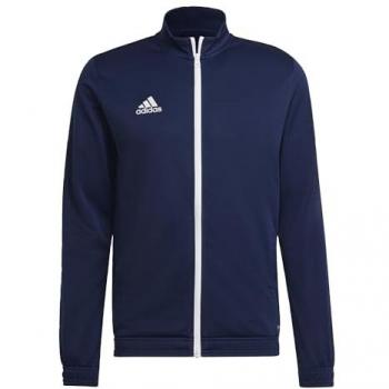 Chaqueta de fútbol adidas Entrada 22 para hombre, color Team Navy Blue, talla L, con características de chándal y diseño específico para deportes