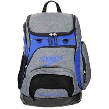 Speedo Teamster Rucksack 35L AU Mochila, Unisex, Gris/Azul Marino, Talla única
