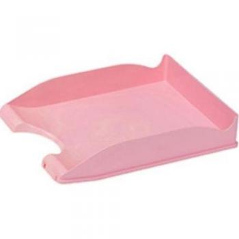 Bandeja de Oficina Faibo Plástico 93 Apilable Rosa Pastel 350x250x65mm