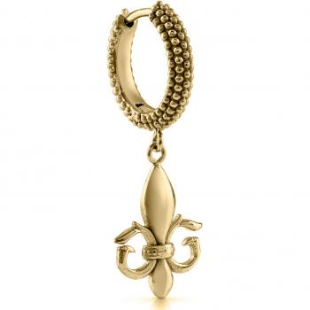 Pulsera Guess Peony Patent UMB70078 Acero DoradoPendiente Guess Unisex UME70001 2cm