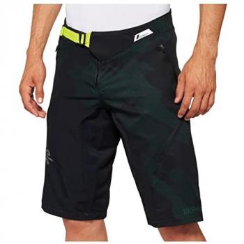 Pantalones Cortos de Bicicleta 100% Airmatic LE - Negro Verde (30)