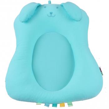 Minene - Bañera para bebés, diseño de perro turquesa verde