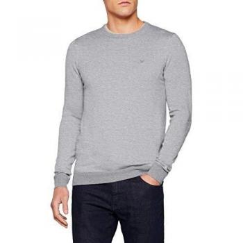 Wrangler Crew Knit suéter, Gris