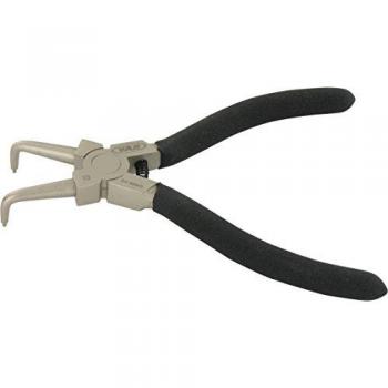 Alicate Circlip Curvado 90° Interno Plateado para Mantenimiento de Bicicletas - Herramienta General Unisex
