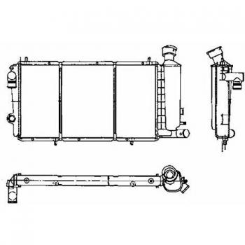Radiador MAHLE ORIGINAL CR 427 000S para refrigeración del motor, alta eficiencia y calidad garantizada