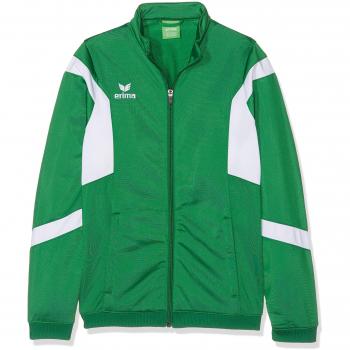 Erima Classic Team poliéster chaqueta, todo el año, infantil, color verde/blanco, tamaño 104