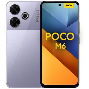 Xiaomi Poco M6 Dual Sim 8GB de RAM 256GB Color Violeta (Purple) Pantalla FHD+ de 6.79 Cámara principal de 108MP Batería de 5030mAh Carga