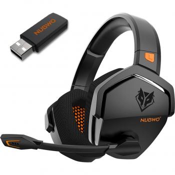 Auriculares Inalámbricos para Juegos Docooler G06 2 en 1, Estéreo con Cable Ajustable 2.4G/3.5mm, Reducción de Ruido y Micrófono