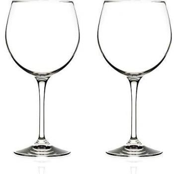 MasterPro Set 2 Copas Combinados 67 cl Cristal Colección Barware, Transparente