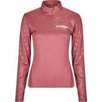 Camiseta de montaña Adidas Terrex Multi Half Zip Longsleeve Mujer Granate (L)
