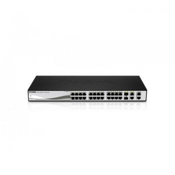 D-Link 28-Port PoE Smart Switch with Gigabit SFP and 1000BASE Support