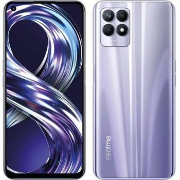 Smartphone Realme 8i Violeta Espacial 4GB RAM 128GB ROM Pantalla FHD+ 6.6 120Hz Helio G96 Android