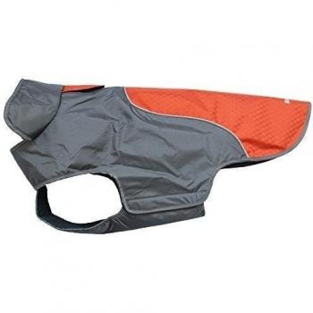 BLACKDOGGY chaqueta del perro visible en el chaleco del perro conveniente velcro impermeable ligera de ropa para mascotas tenues impermeable transpirable y resistente ligero y transpirable grande para el tiempo al aire libre y fría