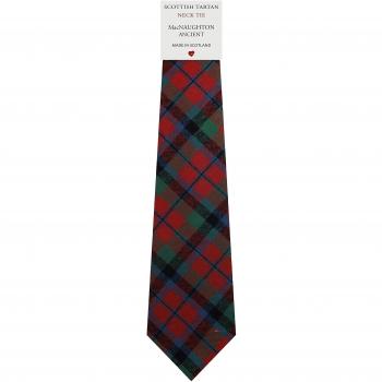 Mens All Wool Tie Woven Scotland - MacNaughton Ancient Tartan