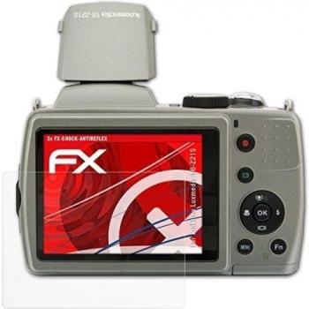 3 x atFoliX Anti-Choque Lámina Protectora de Pantalla Praktica Luxmedia 16-Z21S Antichoque Película Protectora - FX-Shock-Antireflex
