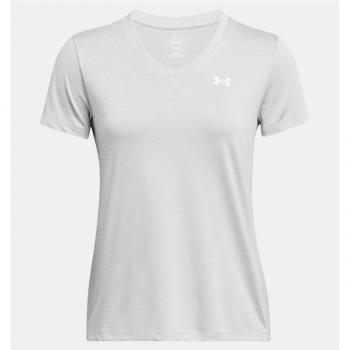 Under Armour Women's Tech V Twist Short Sleeve T-Shirt - Gray XL
