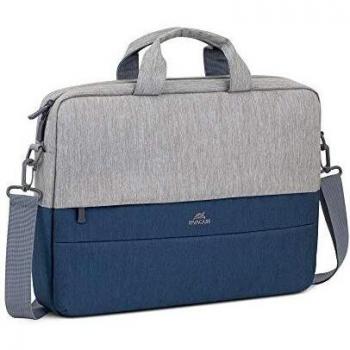 RIVACASE 7532 Prater Briefcase for 15.6 Laptop Gray/Blue