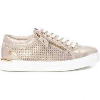 Zapatilla de mujer Xti 142490 oro cordón
