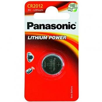 Pila Botón Panasonic CR2012 - Litio 3V 55mAh - Blister 1 pieza